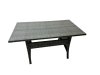 Fimous 8 Seat Outdoor Wicker PE Rattan Garden Furniture Set Dining Table Sofa Sets with 2 Big Stools Dark Grey Mixed