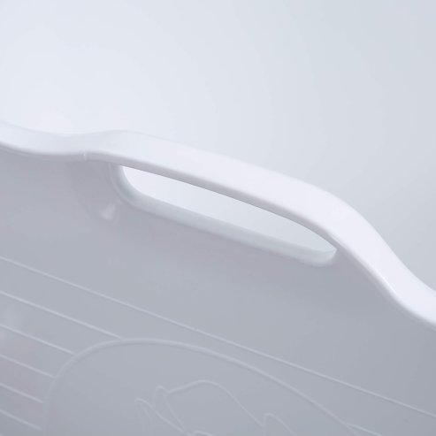 Fimous Bathtub for Adults, Soaking Bathtub for Hot Bath and Ice Bath Freestanding Bath Tub White