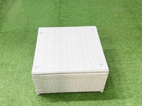 Fimous Rattan Garden Outdoor Furniture Set 11 Seater Rattan Garden Sofa Set with 2 Armchairs 3 Footstools Light Grey Mixed