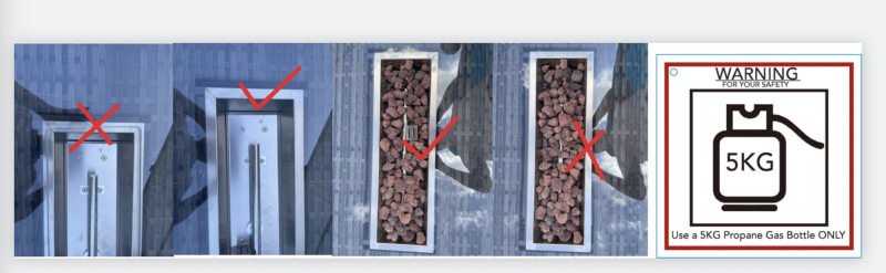 Fimous Patio PE Wicker 8 Seater Outdoor Rattan Furniture Sofa Sets with Firepit Dining Table Reclining Chair Loveseat Sofa 3 Seater Sofa 2 Big Footstools Side Table Light Grey