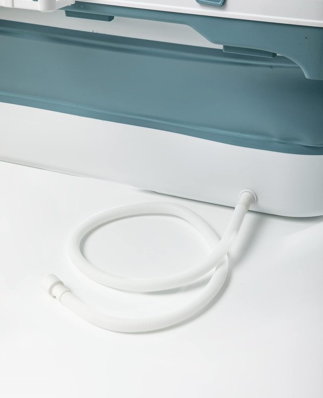 Fimous Portable Bathtub Adult Folding Bath tub Large Thicken Free Standing Soaking Barrel for Adults Children