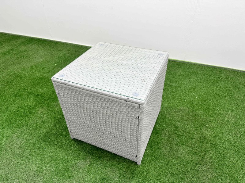 Fimous 6 Seater PE Rattan Wicker Garden Furniture Patio Conservatory Sofa Set with Adjustable Lifting Dining or Coffee Table 3 Seater Sofa Love Sofa Big Footstool Side Table