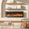 Living and Home 40 Inch Wall Mounted or Freestanding Electric Fireplace with Remote Control