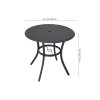 Garden Metal Slatted Coffee Table Multi Size