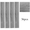 Livingandhome 36pcs Rustic Lifelike Wood Grain Self-adhesive PVC Flooring