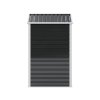 Living and Home 4X7FT Outdoor Metal Garden Storage Shed, Charcoal Black