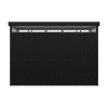 Living and Home 2.6x3x2m Charcoal Black Galvanized Steel Storage Shed with Lockable Doors