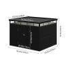 Living and Home 2.6x3x2m Charcoal Black Galvanized Steel Storage Shed with Lockable Doors