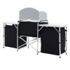 Living and Home Camping Kitchen Stand Unit Foldable Storage Portable Outdoor