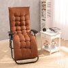 Living and Home Brown Garden Bench Cushion Non-slip Sun Lounger Cushion for Garden Patio