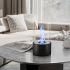 Living and Home Round Tabletop Ventless Ethanol Fireplace