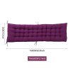 Living and Home Non-slip Sun Lounger Cushion for Garden Patio Purple, 160cm(W) x 50cm(D)