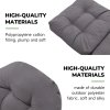 Living and Home Outdoor Waterproof Tufted Swing Seat Cushion