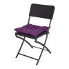 Living and Home 4Pcs Soft Thicken Tatami Seat Cushions Dark Purple, 40cm W x 40cm D x 5cm H