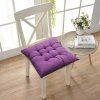 Living and Home 4Pcs Soft Thicken Tatami Seat Cushions Dark Purple, 40cm W x 40cm D x 5cm H