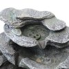 Living and Home Garden Water Feature Outdoor LED Waterfall Electric Fountain Rockery Decor