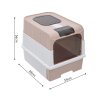 Living and Home Fully Enclosed Cat Litter Box with UV Sterilization