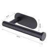 Living and Home Modern Wall Mounted Stainless Steel Toilet Paper Roll Holder for Bathroom