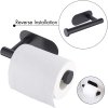 Living and Home Modern Wall Mounted Stainless Steel Toilet Paper Roll Holder for Bathroom