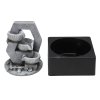 Living and Home Cascade Tabletop Fountain Water Feature with LED Light