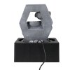 Living and Home Cascade Tabletop Fountain Water Feature with LED Light