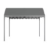 3x3M Outdoor Metal Arched Pergola with Shade