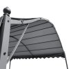3x3M Outdoor Metal Arched Pergola with Shade