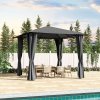 3x3M Metal Gazebo with Lights