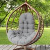 Living and Home Dark Grey Hanging Egg Chair Cushion