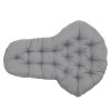 Living and Home Dark Grey Hanging Egg Chair Cushion