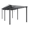 6x3M Aluminum Patio Pergola with Canopy