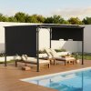 4x3m Outdoor Pergola with Adjustable Canopy