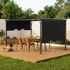 4x3m Outdoor Pergola with Adjustable Canopy
