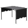 4x3m Outdoor Pergola with Adjustable Canopy