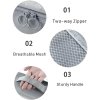 Living and Home 7Pcs Travel Luggage Packing Cubes Clothes Organiser Set, Grey