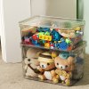 Living and Home 4Pcs Transparent Stackable Storage Box Set