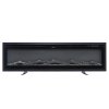 Living and Home 60 Inch Modern LED Electric Fireplace with Remote Control 12 Flame Colours