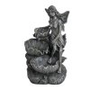 Living and Home Fairy Solar Resin Water Fountain Water Feature