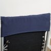 Living and Home Dark Blue Non-slip Sun Lounger Cushion for Garden Patio, 125cm(W) x 48cm(D)