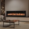 Living and Home 50 Inch Electric Fireplace with Remote 12 Flame Colours 