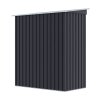5.38 x 2.89FT Outdoor Metal Storage Shed with Lockable Door