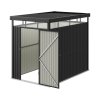 5.31 x 8.46FT Outdoor Metal Garden Storage Shed