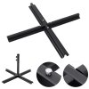 Living and Home Outdoor Parasol Umbrella Parasol Cross Base Metal Stand,