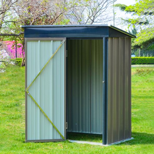 3.08x5.24 FT Outdoor Metal Garden Storage Shed