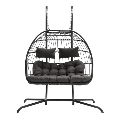 Outdoor Hanging 2-Seater Egg Chair