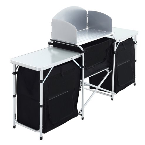 Living and Home Camping Kitchen Stand Unit Foldable Storage Portable Outdoor