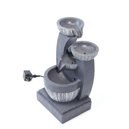 Living and Home Outdoor Electric Freestanding Garden Fountain Rockery Decor