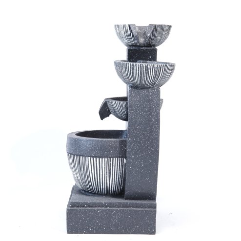 Living and Home Outdoor Electric Freestanding Garden Fountain Rockery Decor