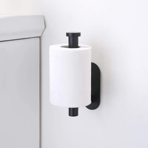 Living and Home Modern Wall Mounted Stainless Steel Toilet Paper Roll Holder for Bathroom