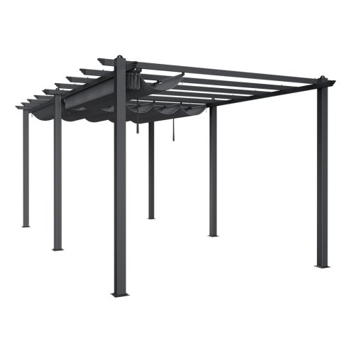 6x3M Aluminum Patio Pergola with Canopy